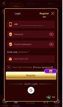 92Egame register