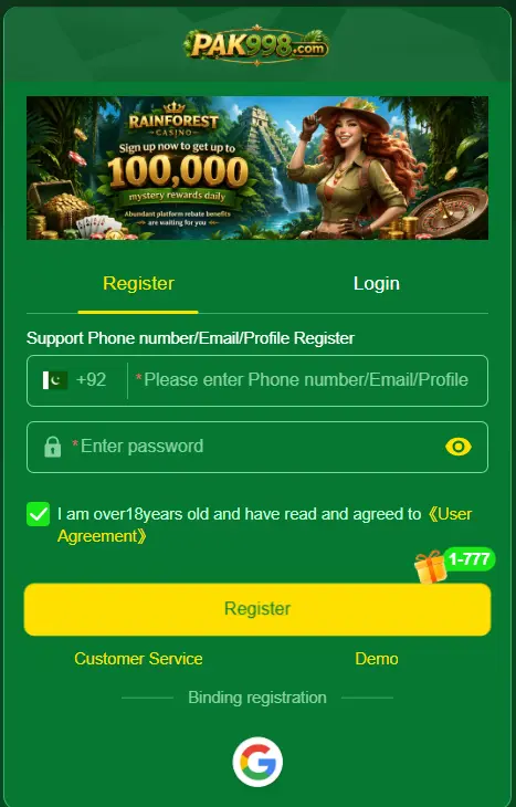 pak998 game 