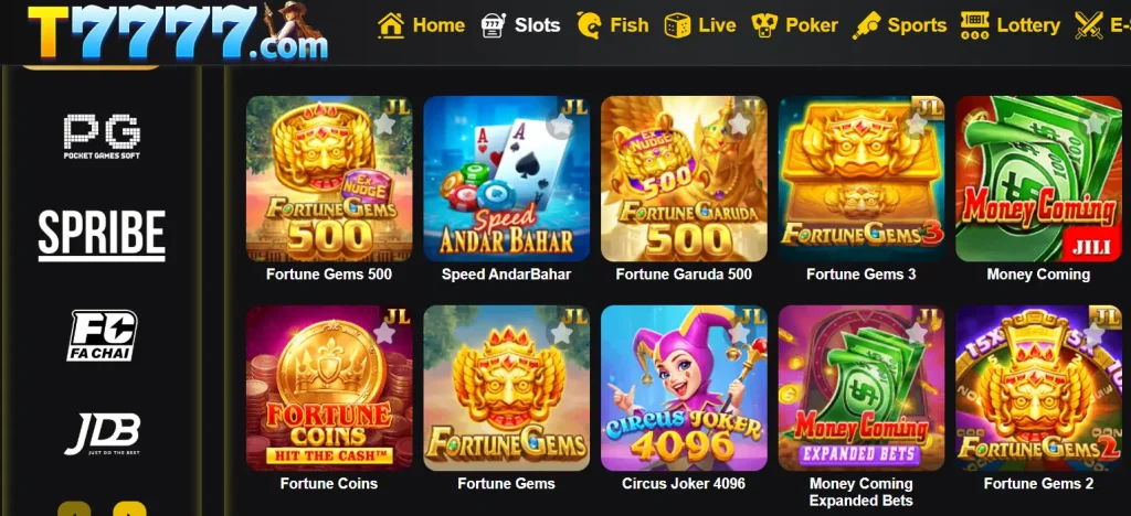 t7777 game